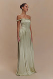 Coco Dropped Waist Maxi Dress - Sage