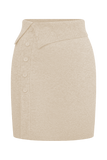 Annabelle Knit Mini Skirt - Cream