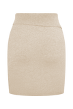 Annabelle Knit Mini Skirt - Cream