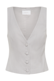 Aspen Suiting Vest - Grey