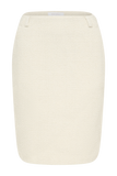Addison Boucle Knee Length Skirt - Ivory