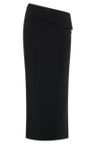 Astrid Suiting Midi Skirt - Black