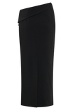 Astrid Suiting Midi Skirt - Black