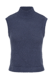 Azalea Sleeveless Knit Top - Steel