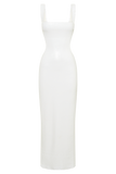Adoria Sequin Cut Out Maxi Dress - White