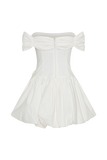 Giovanna Off Shoulder Mini Dress - White
