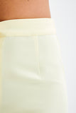 Allanah Suiting Straight Leg Pant - Pastel Lemon