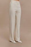 Allanah Straight Leg Pant - Ivory