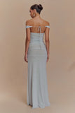 Brooklyn Mesh Crop Top - Pale Blue