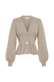 Beverly Knit Cinched Cardigan - Oak