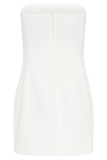 Maci Crepe Mini Dress - White