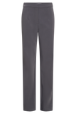 Allanah Straight Leg Pants - Charcoal