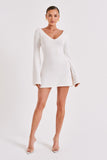 Jayda Knit Mini Dress - Ivory